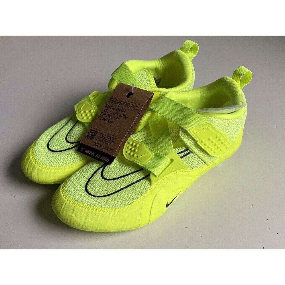 Nike Superrep Cycle 2 NN Men's Size 9 Volt Black-White DH3396-700 NEW - Picture 10 of 15